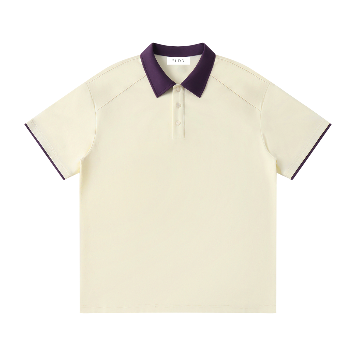 ELDR Contrast Collar Polo Shirt