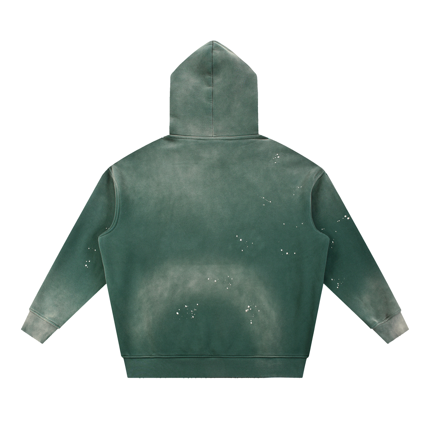 ELDR Vintage Washed Frayed Fleece Hoodie