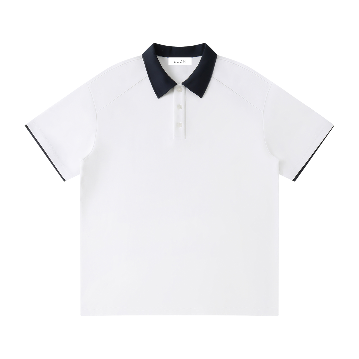 ELDR Contrast Collar Polo Shirt