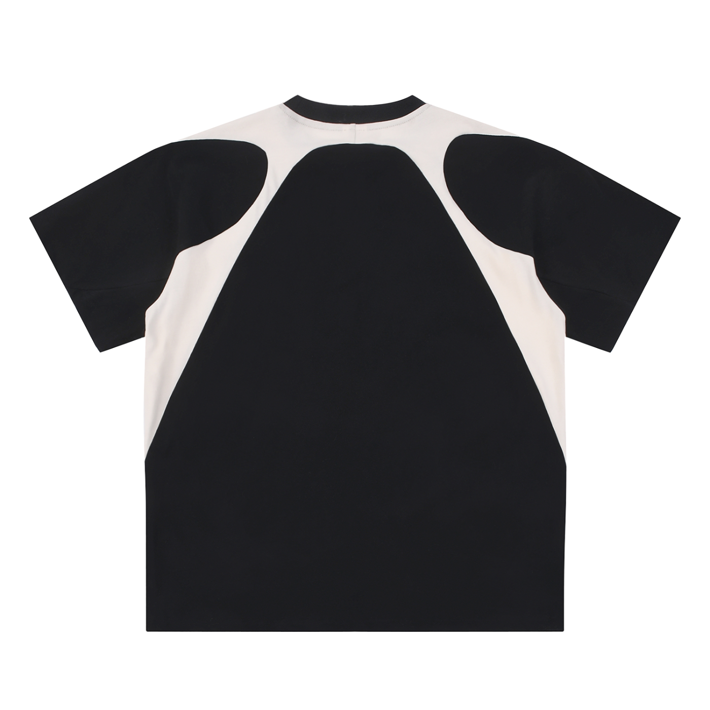 ELDR Contrast Panel Cotton T-Shirt
