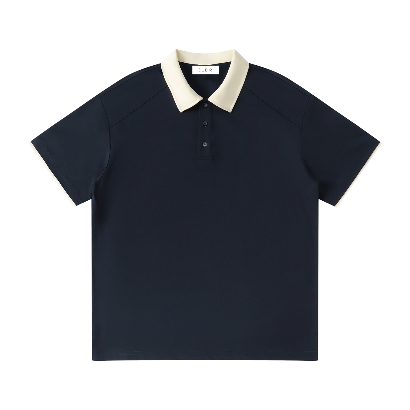 ELDR Contrast Collar Polo Shirt