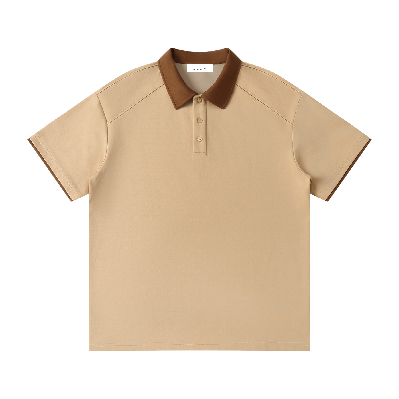 ELDR Contrast Collar Polo Shirt
