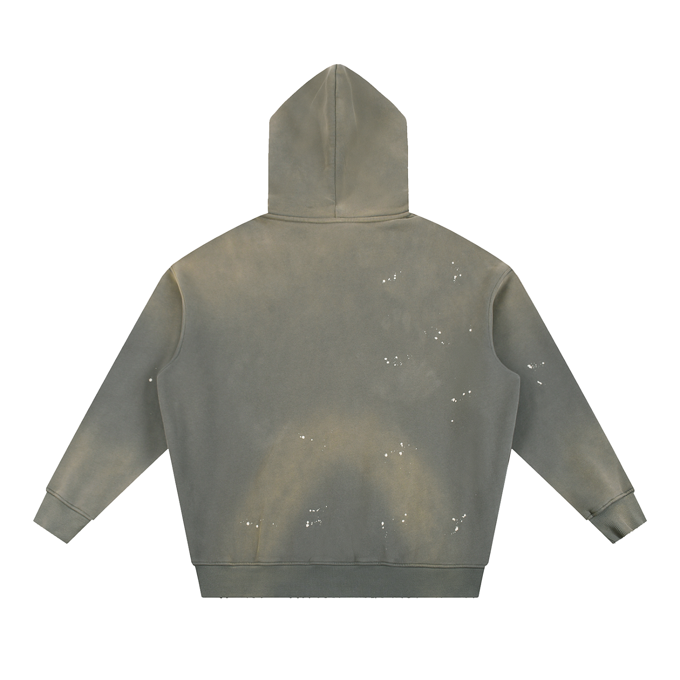 ELDR Vintage Washed Frayed Fleece Hoodie