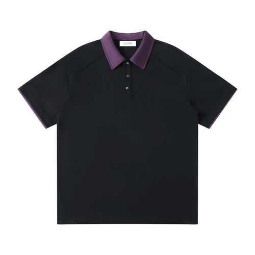 ELDR Contrast Collar Polo Shirt
