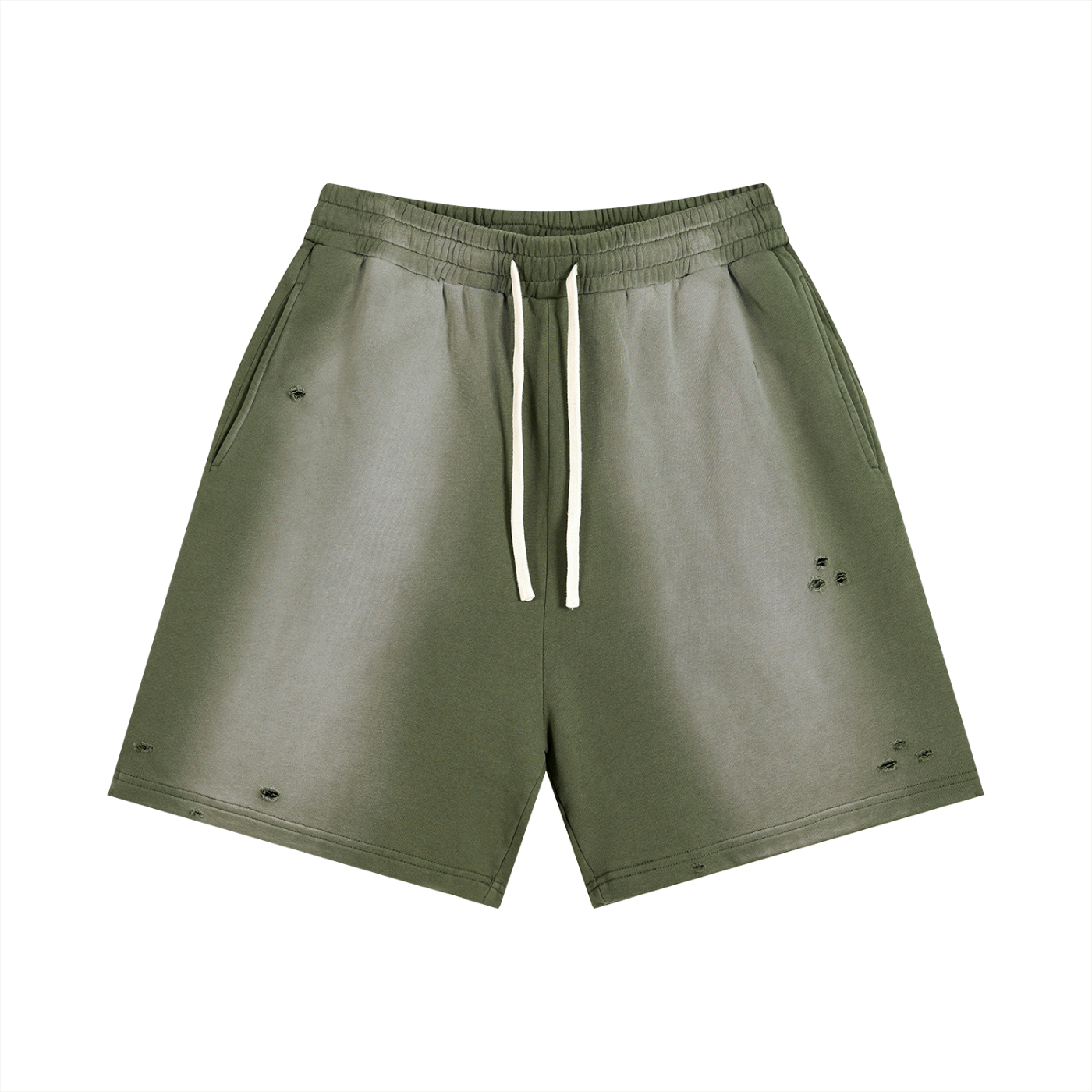 ELDR Sun Fade Distressed Shorts