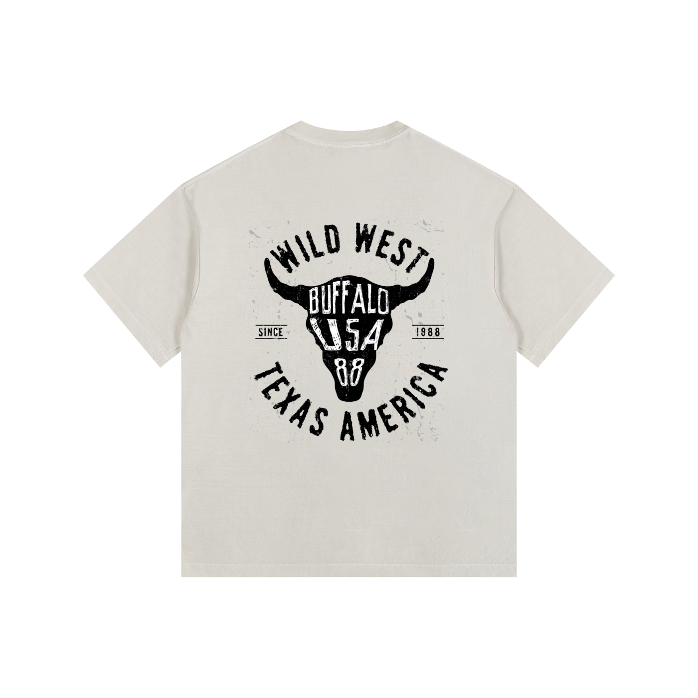 ELDR Washed Oversized T-Shirt - Wild West Print
