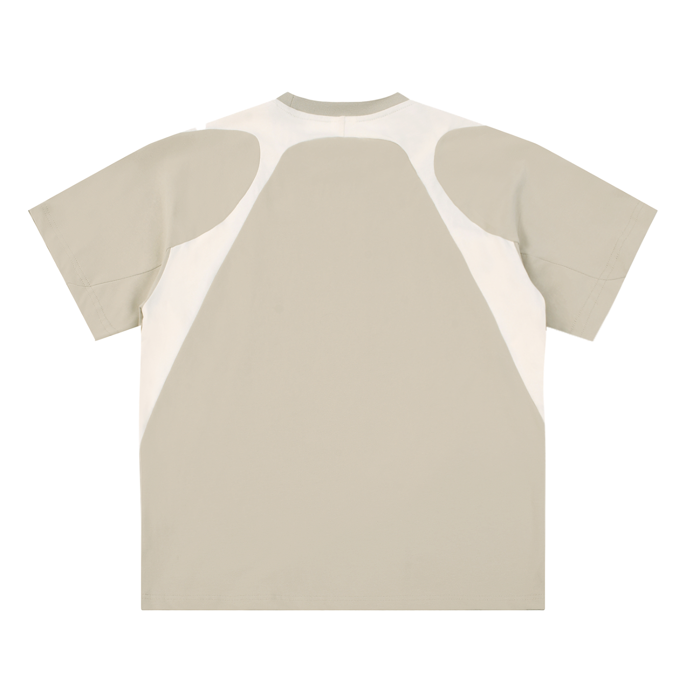 ELDR Contrast Panel Cotton T-Shirt