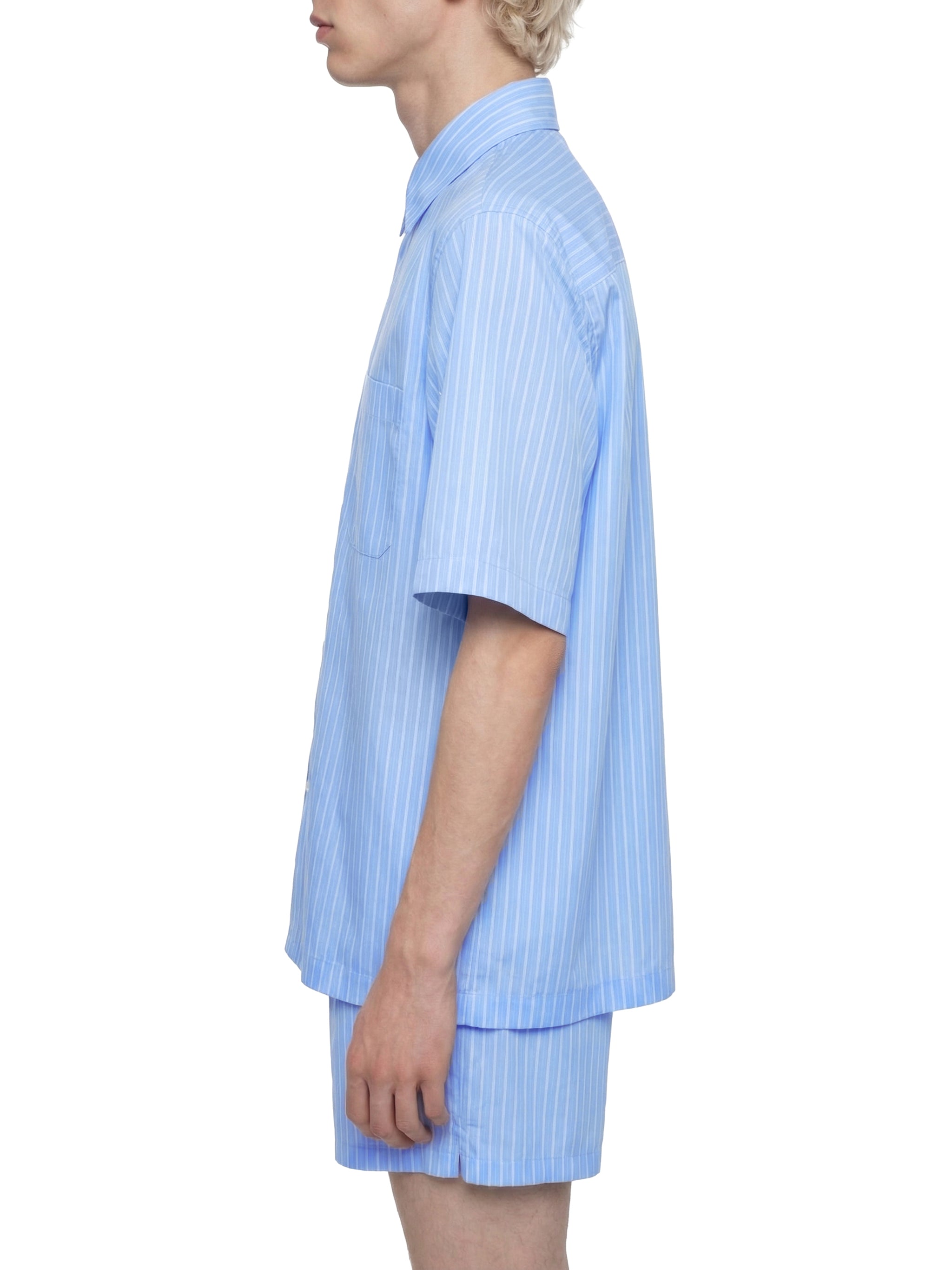 ELDR Striped Short Sleeve Coord Shirt